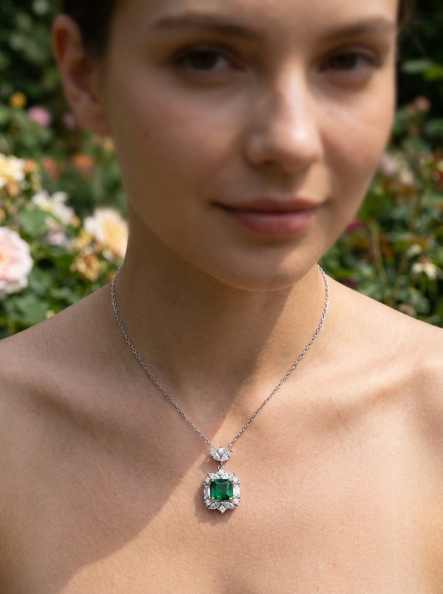 Valentina's Emerald Royale Necklace
