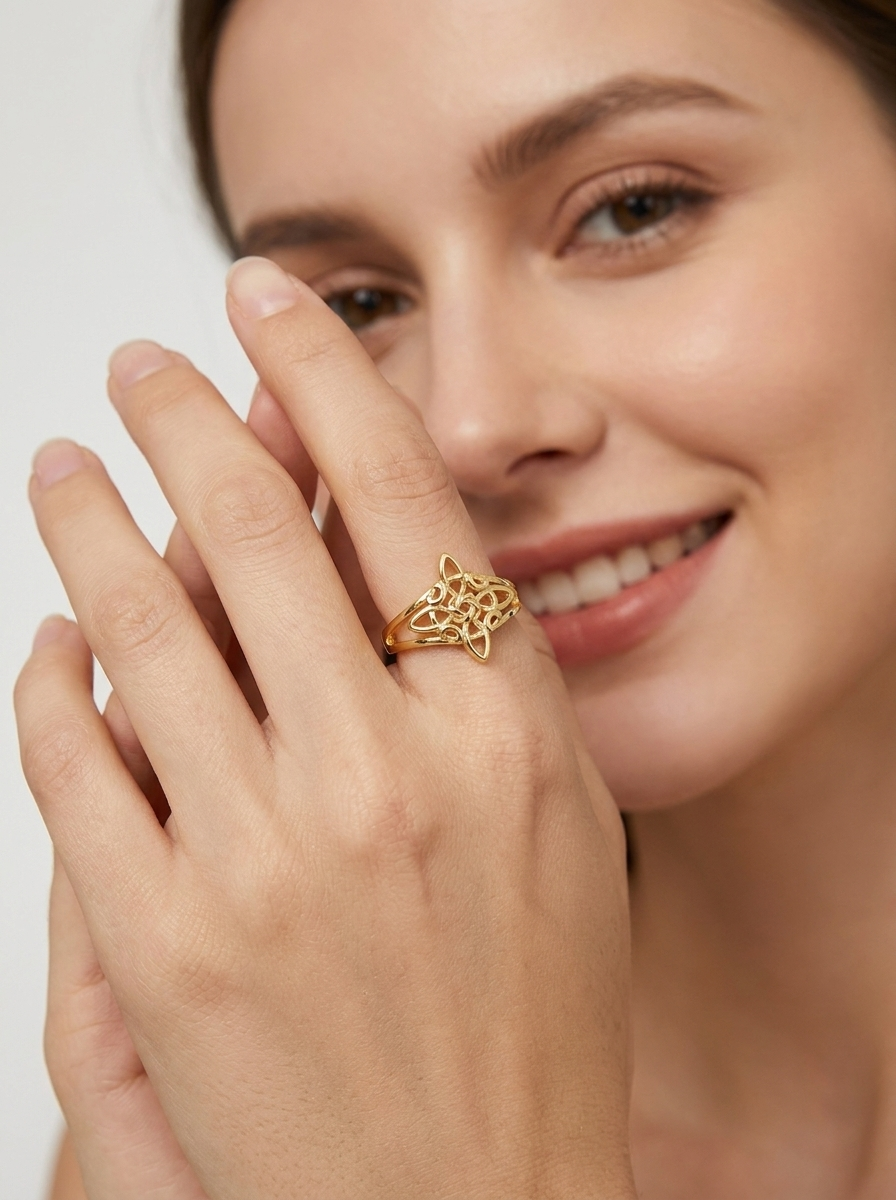 Valentina’s Celestial Knot Ring