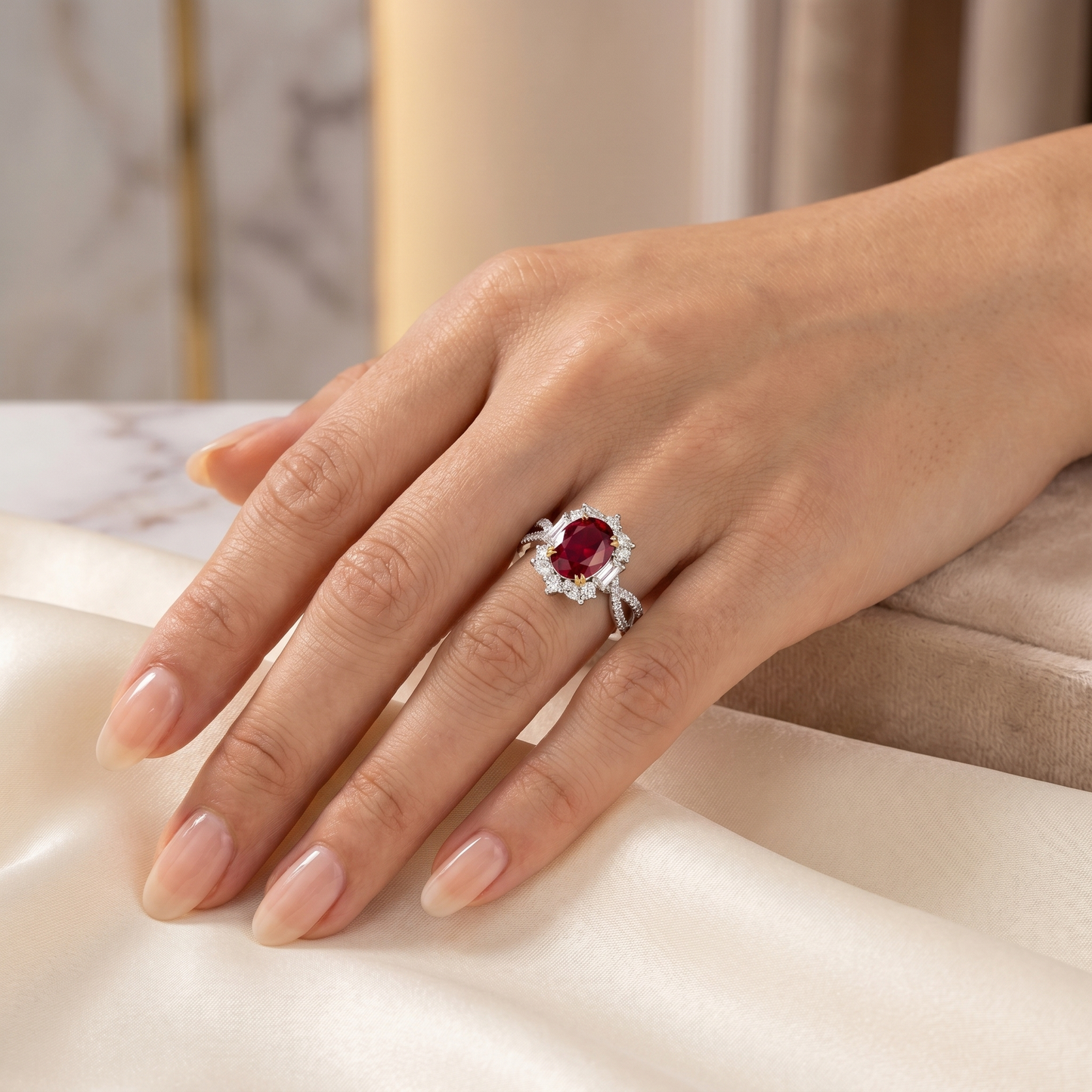 Valentina’s Crimson Royale Ring