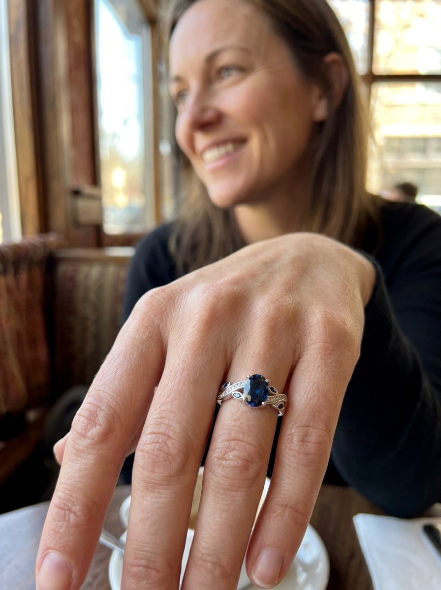 Valentina’s Sapphire Glow Ring