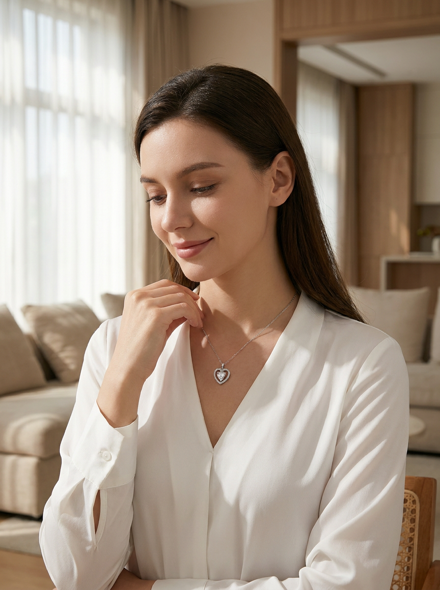 Valentina’s Eternal Heart Necklace