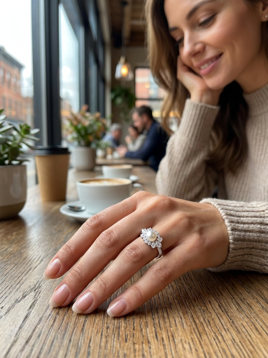 Valentina’s Pearl Radiance Ring