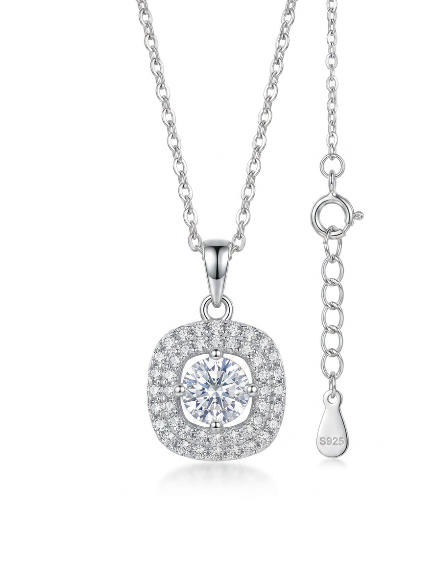 Valentina’s Radiant Halo Necklace