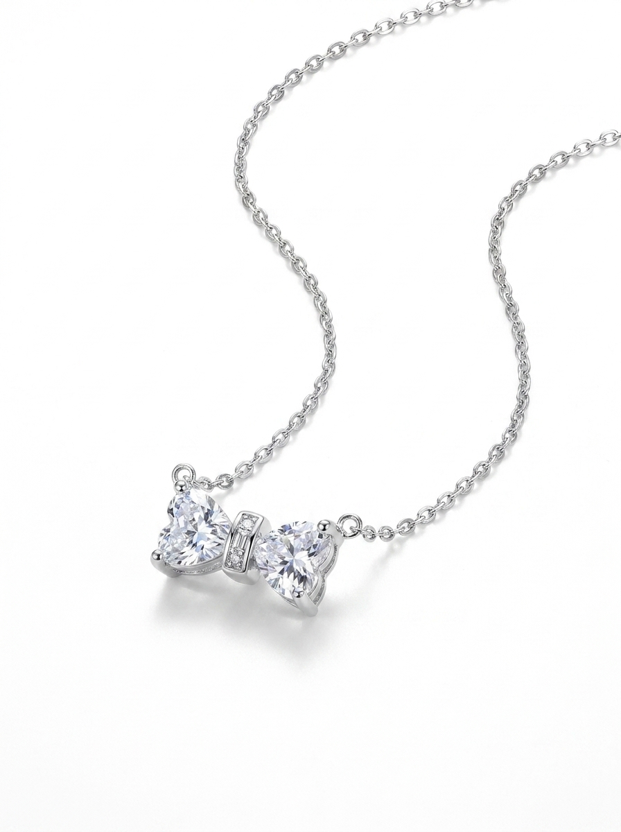 Valentina’s Crystal Bow Necklace