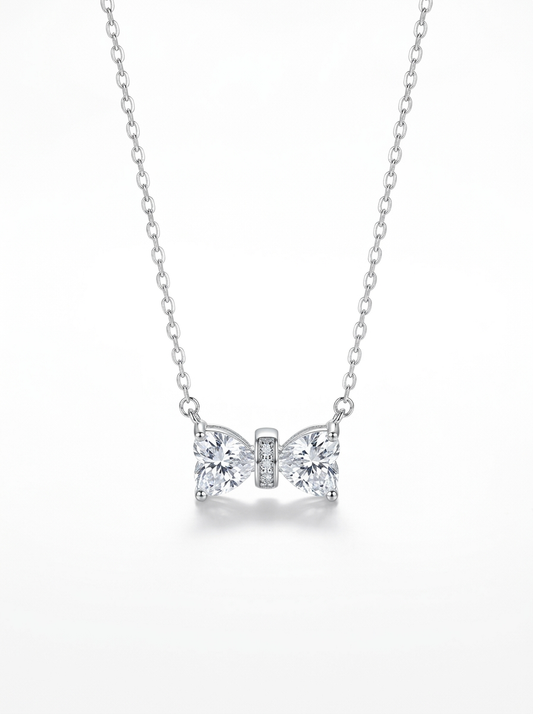 Valentina’s Crystal Bow Necklace