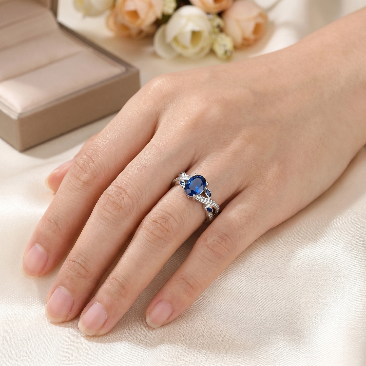 Valentina’s Sapphire Glow Ring