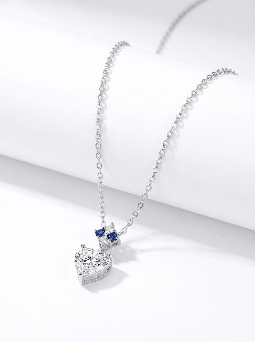 Valentina's Sapphire Heart Necklace