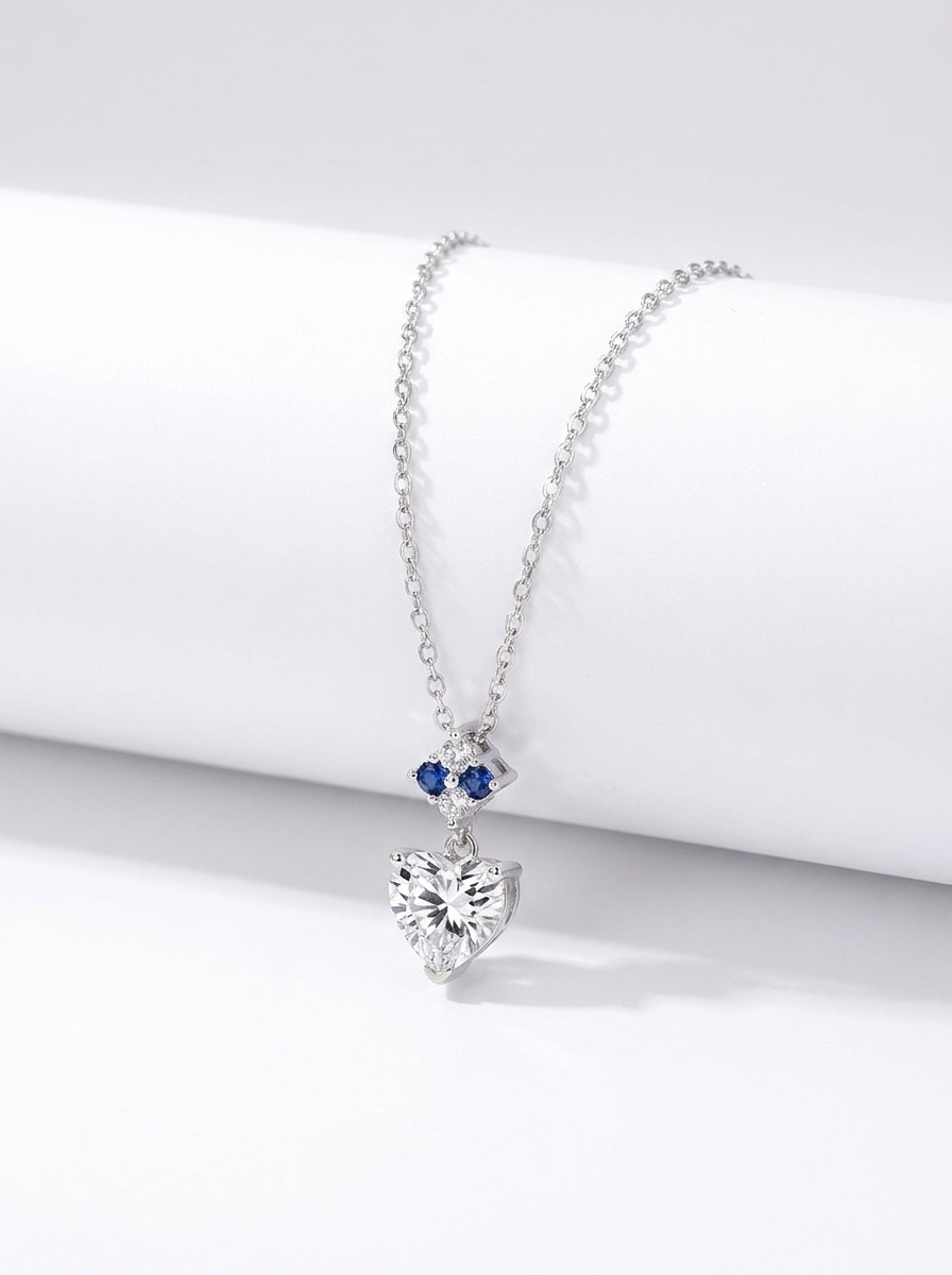 Valentina's Sapphire Heart Necklace