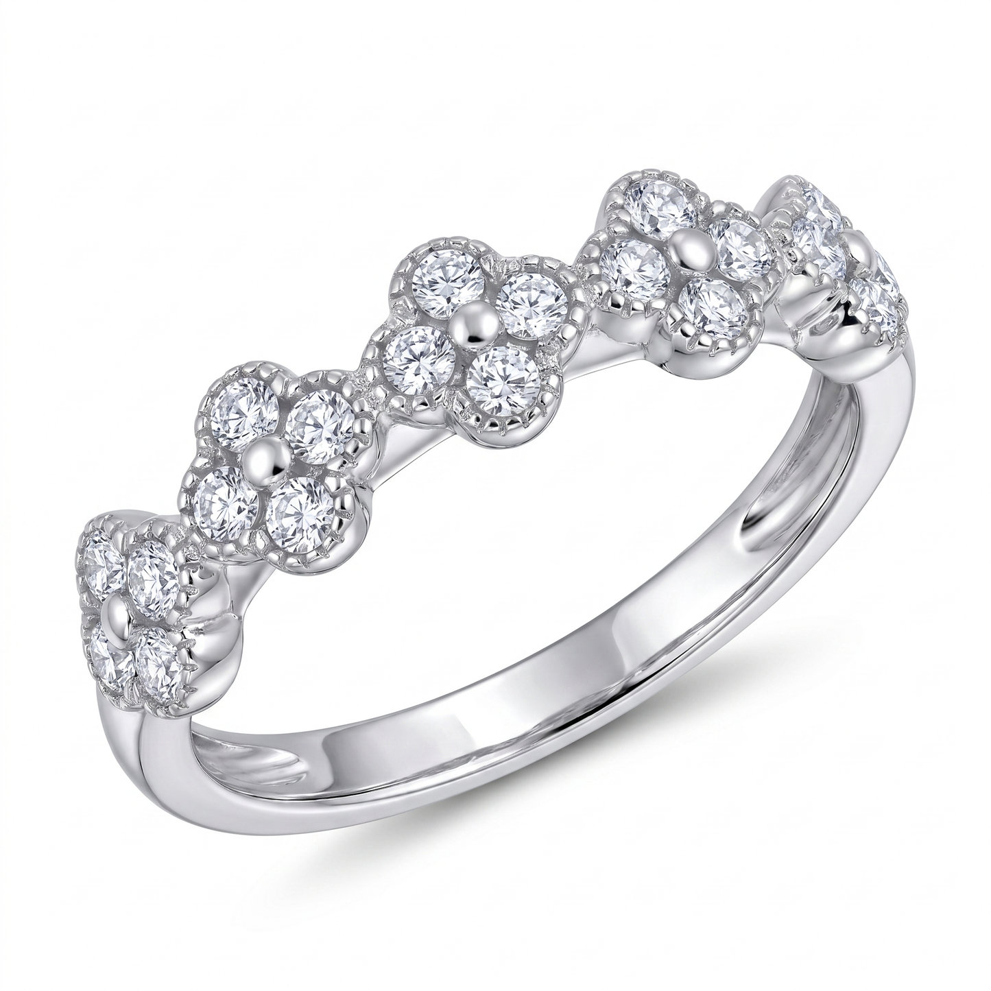 Valentina’s Clover Crown Ring