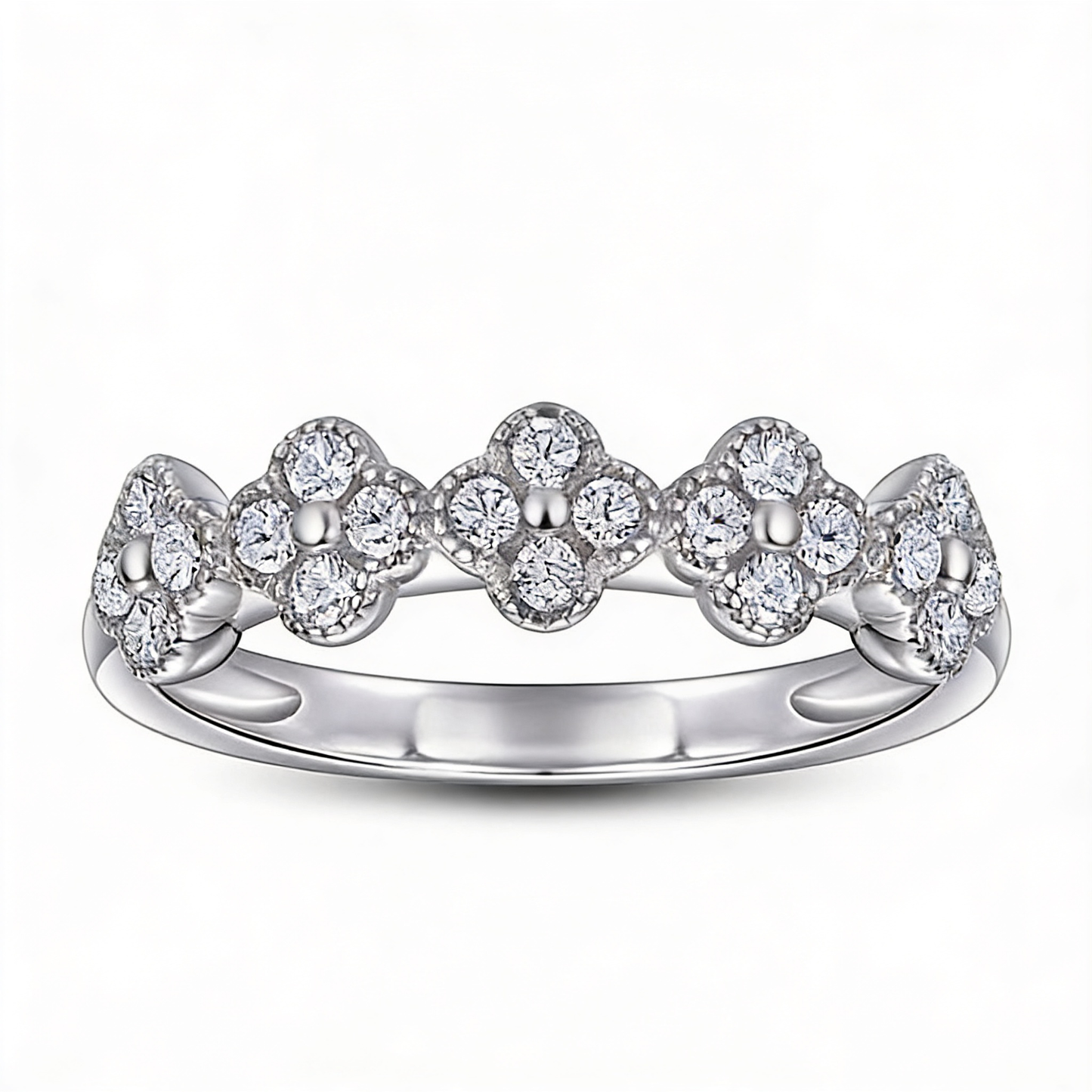 Valentina’s Clover Crown Ring