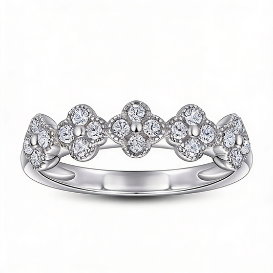 Valentina’s Clover Crown Ring