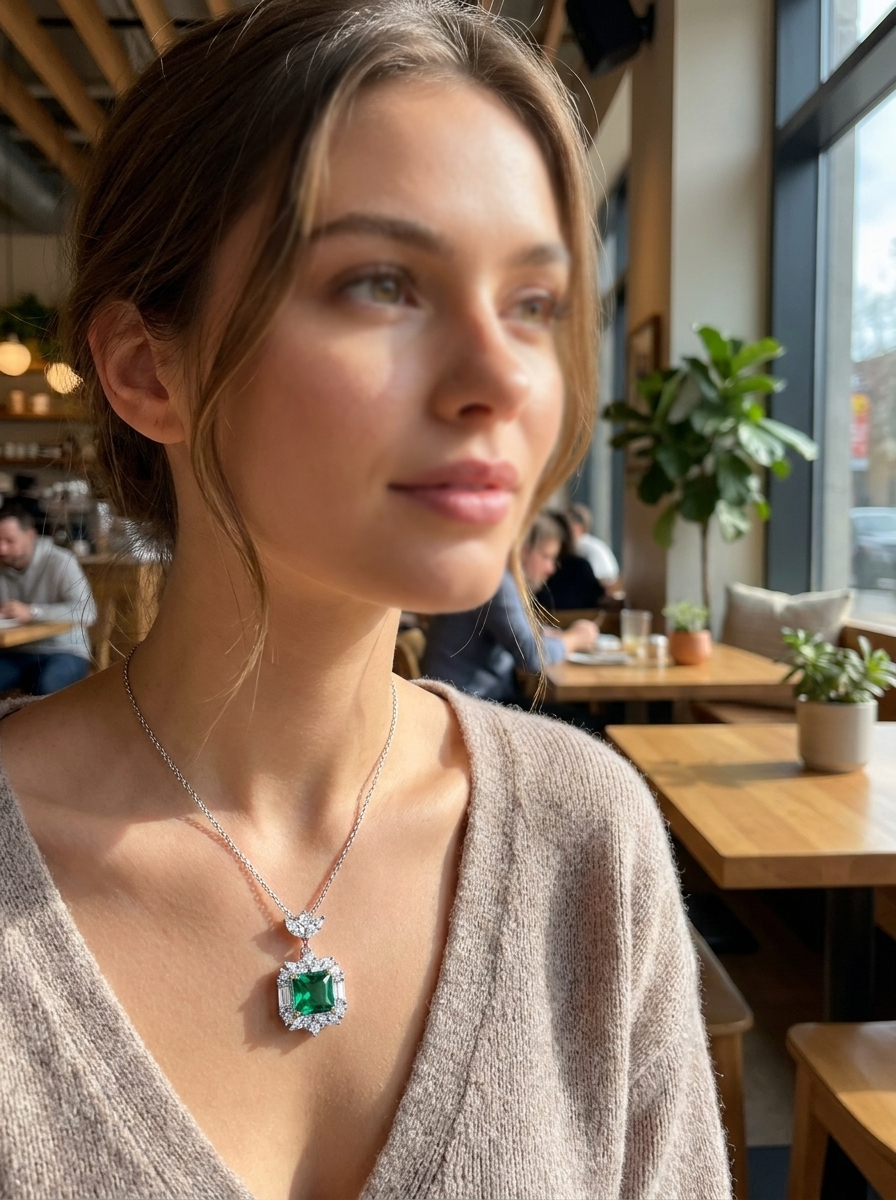 Valentina's Emerald Royale Necklace