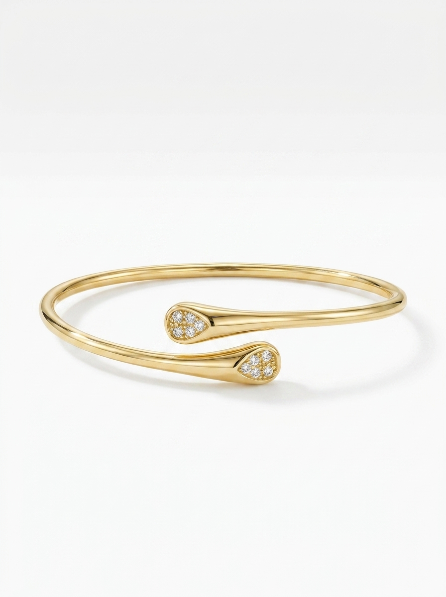 Valentina’s Celeste Open Cuff Bangle