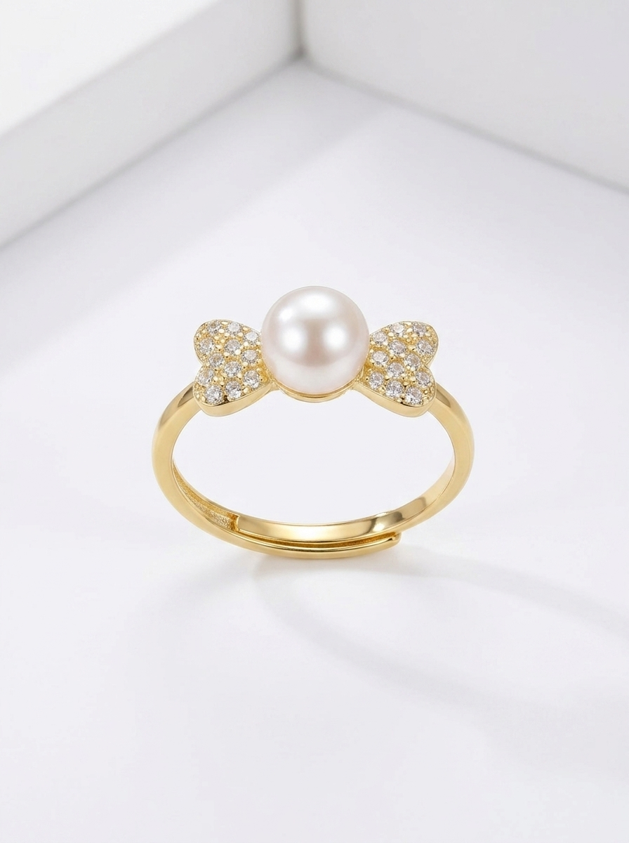 Valentina’s Eternal Heart Pearl Ring