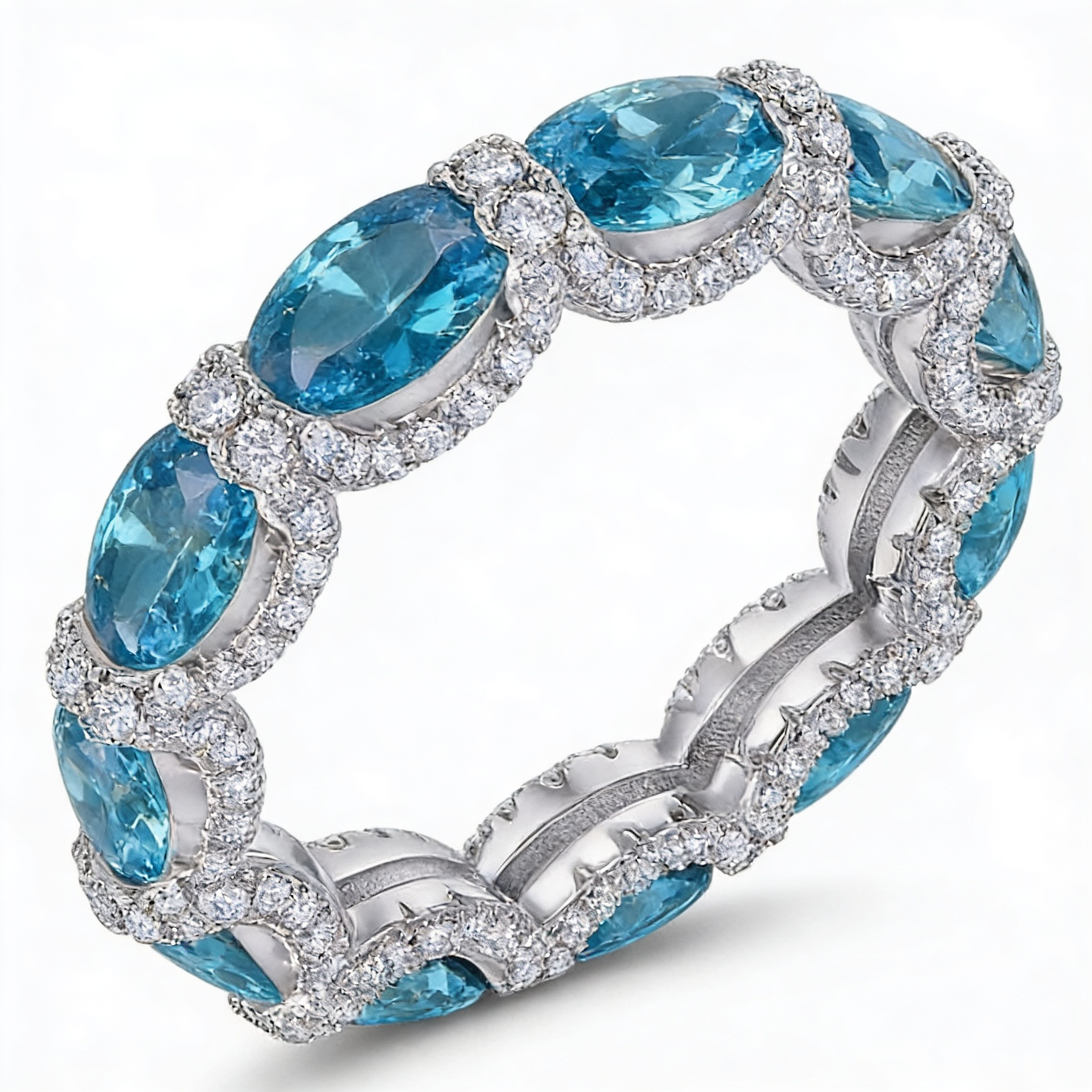Valentina’s Ocean Radiance Eternity Ring