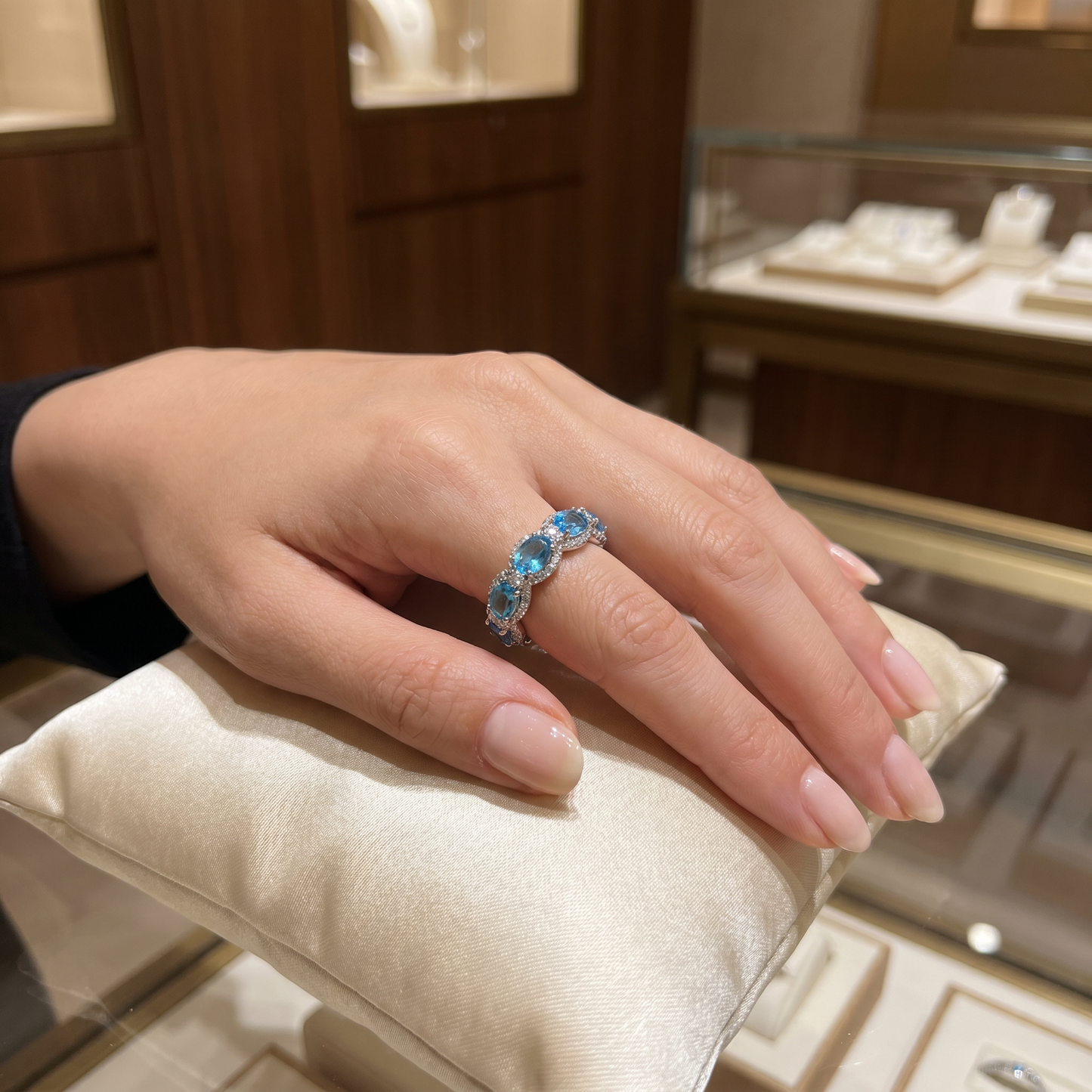 Valentina’s Ocean Radiance Eternity Ring