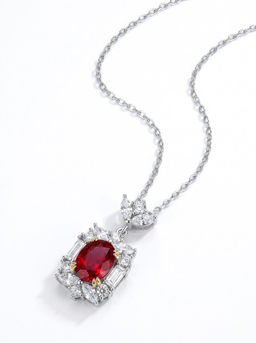Valentina's Crimson Royale Necklace