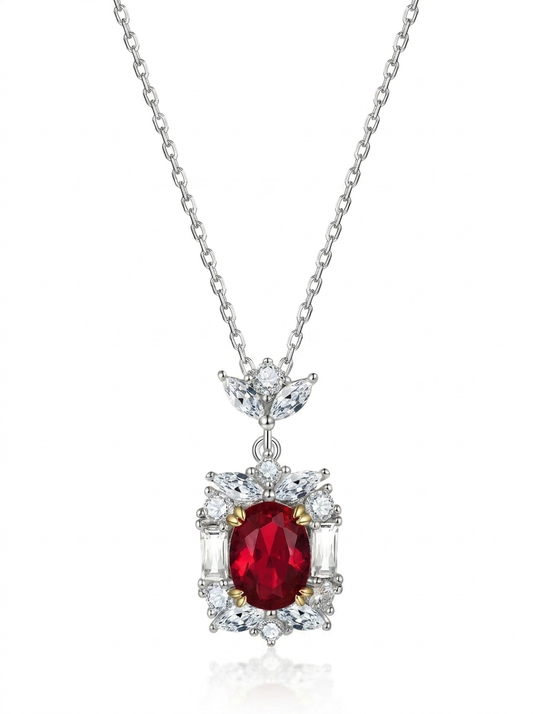 Valentina's Crimson Royale Necklace