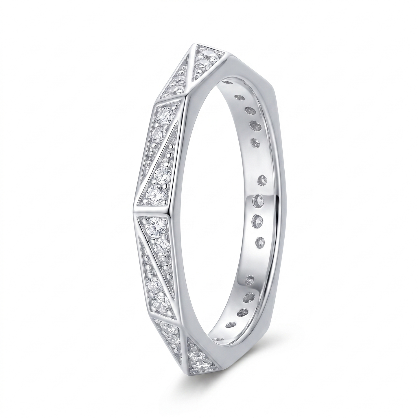 Valentina’s Celeste Geometric Band