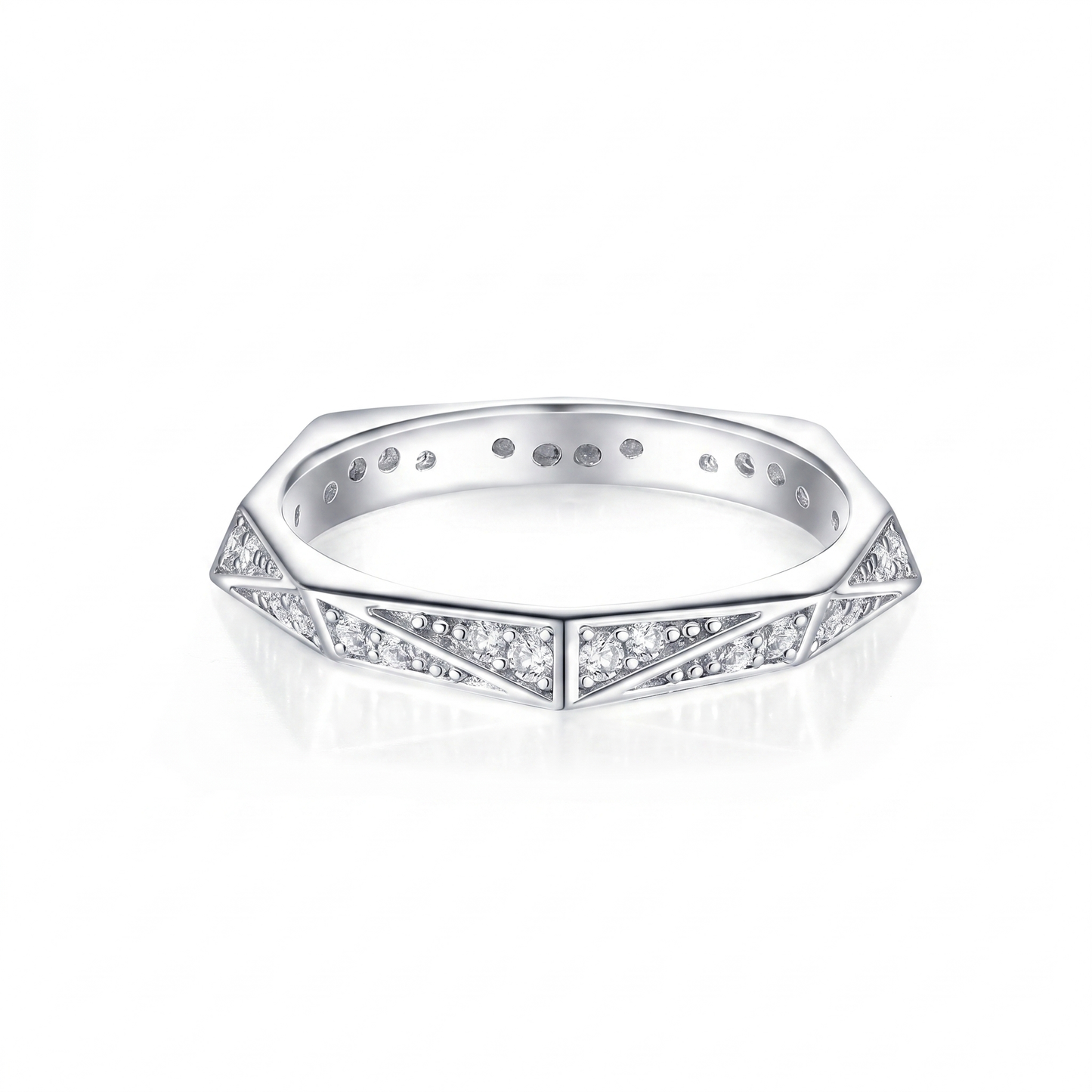 Valentina’s Celeste Geometric Band