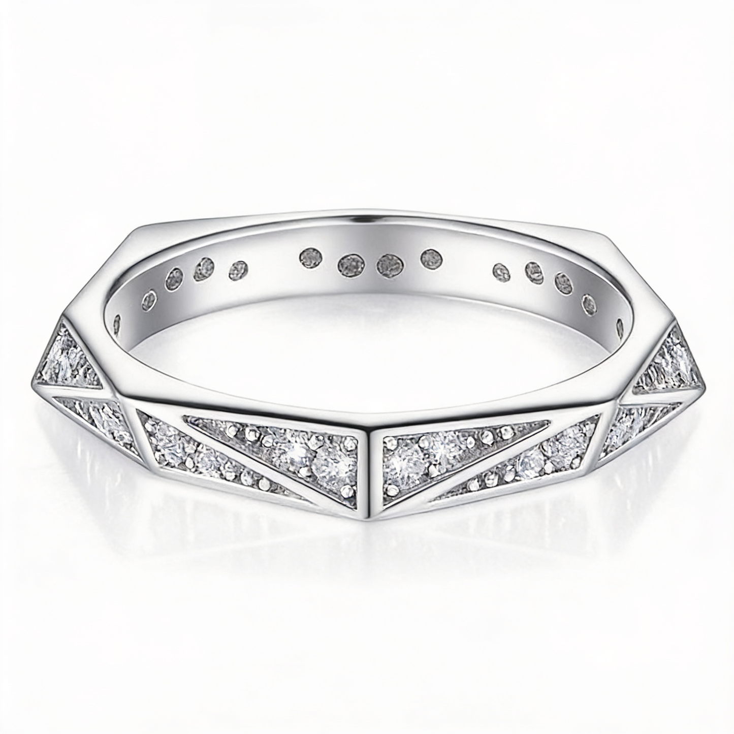 Valentina’s Celeste Geometric Band